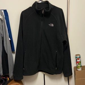 Black The North Face fleece jacket